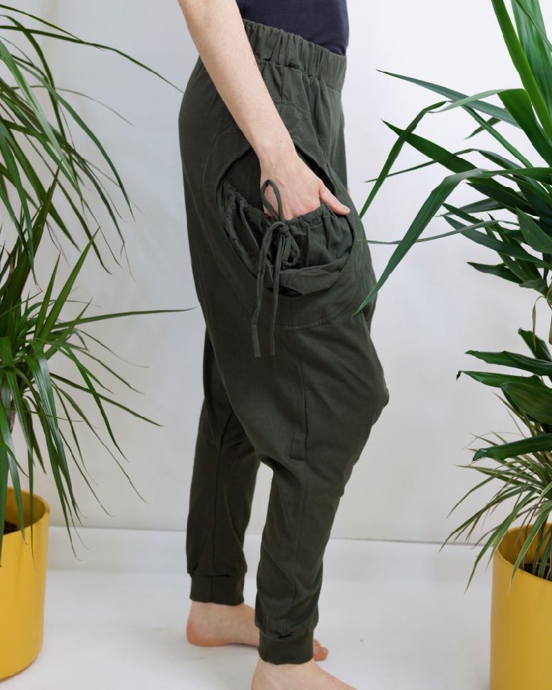 Produktbild Urban Aladinhose grüne Haremshose